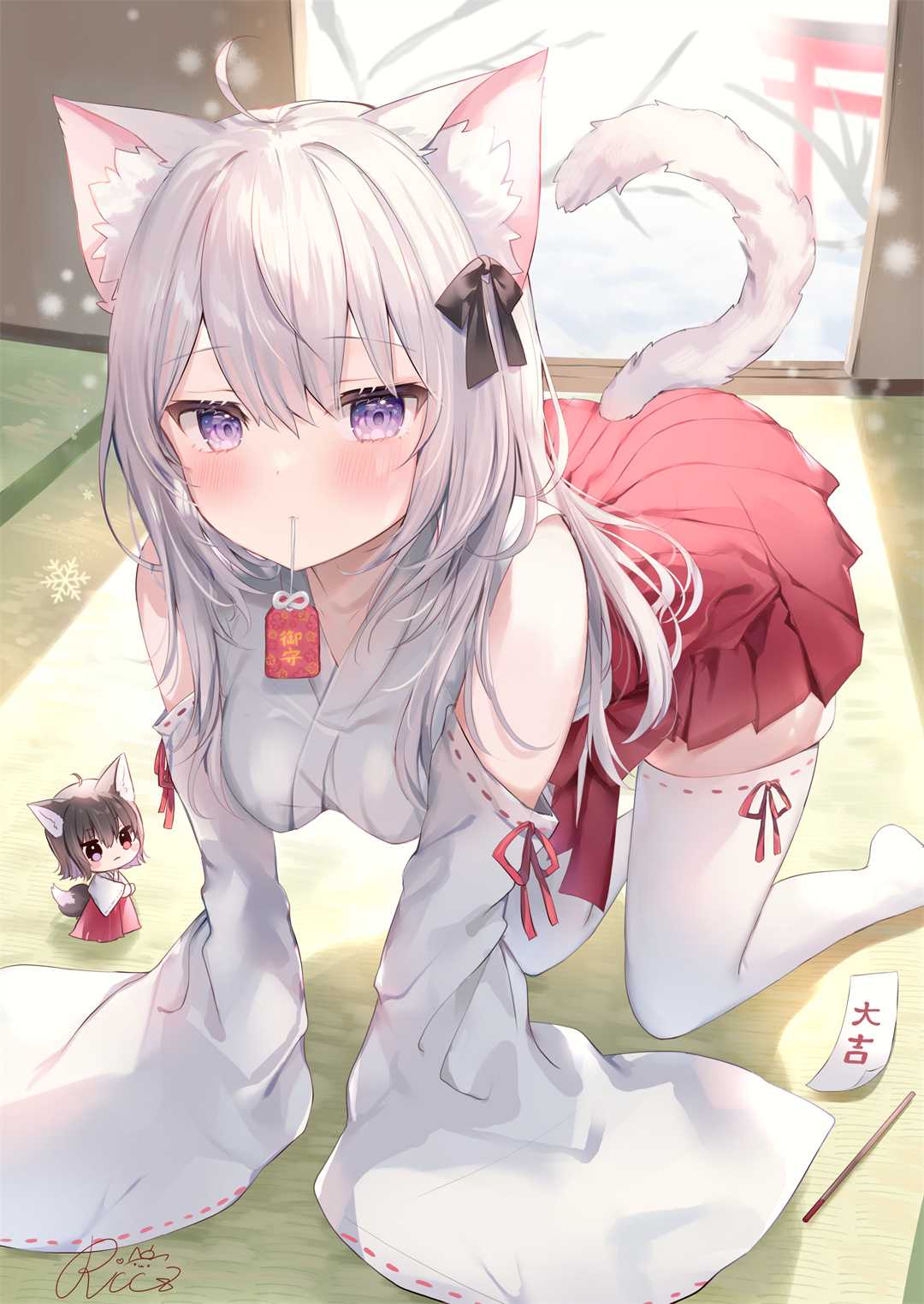 【P站画师】满屏全是猫耳少女 日本插画师rucaco的插画作品推荐