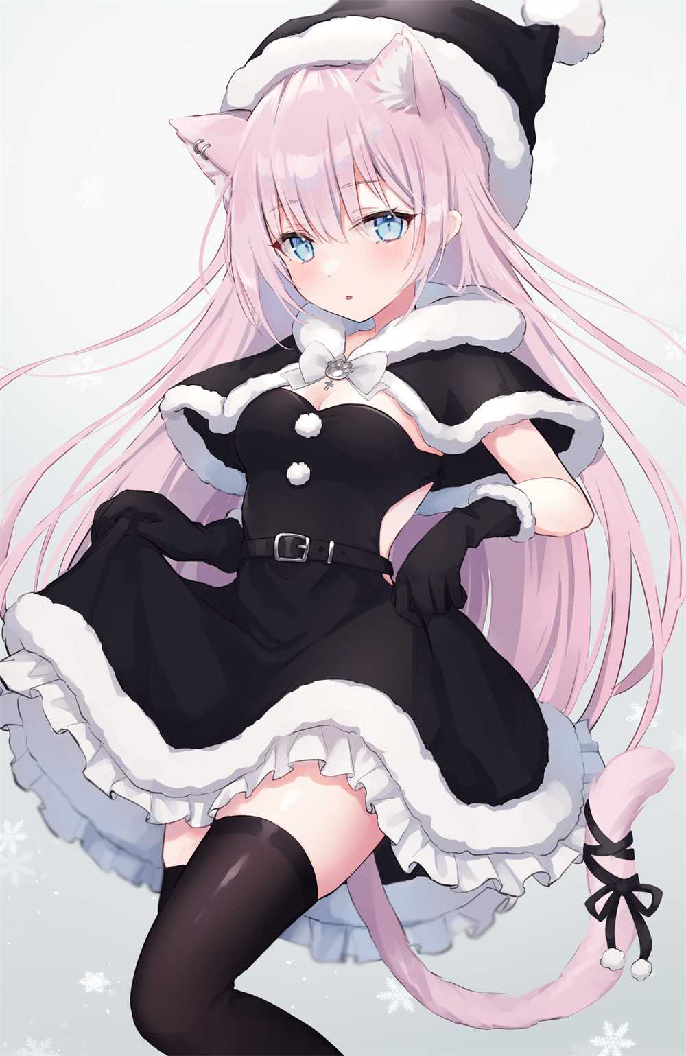 【P站画师】粉色系插画 兽耳萝莉 日本插画师茶乃ひより的插画作品