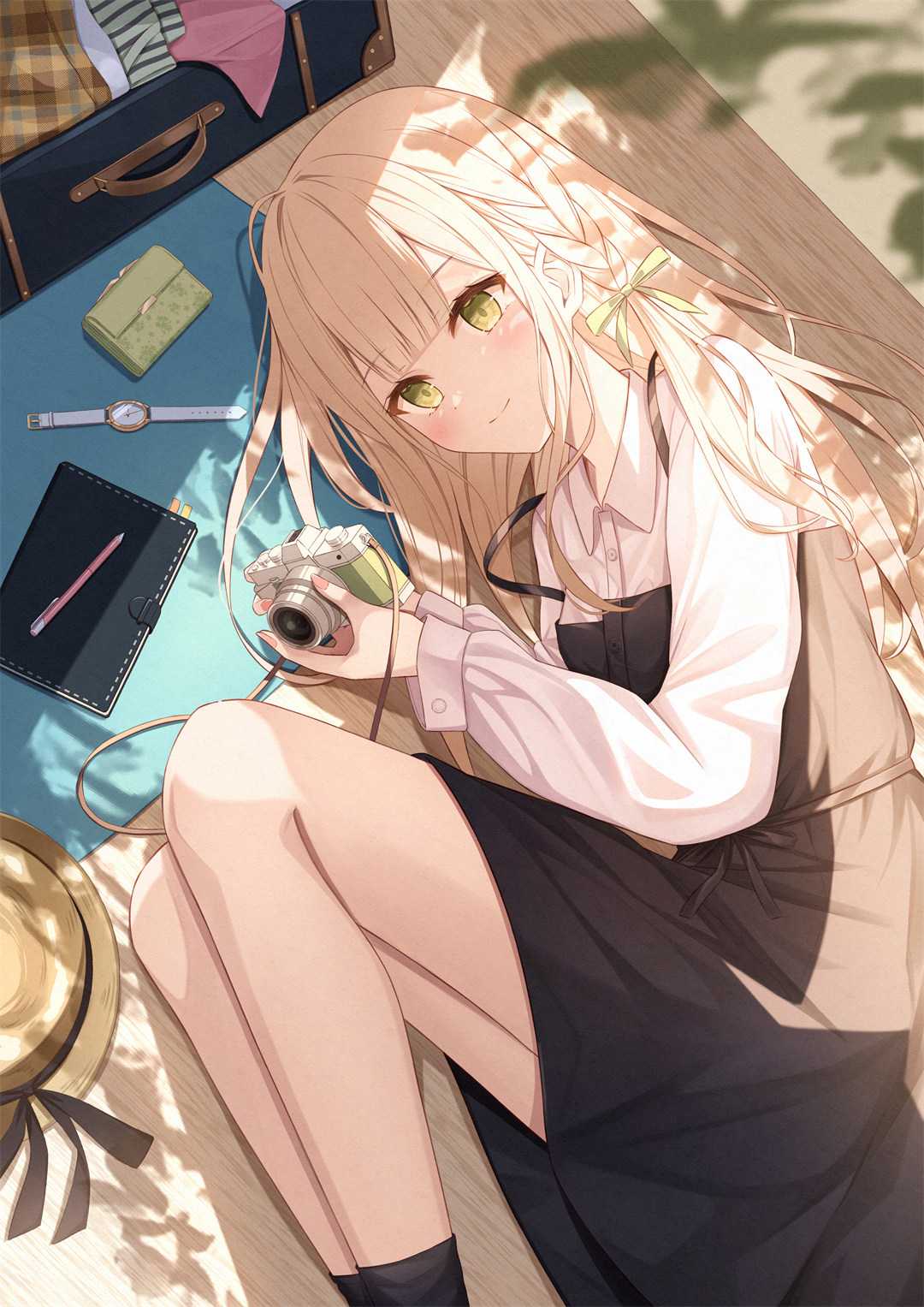 【P站画师】水手服少女，小清新插画 日本插画师千道センリ的美图壁纸作品推荐