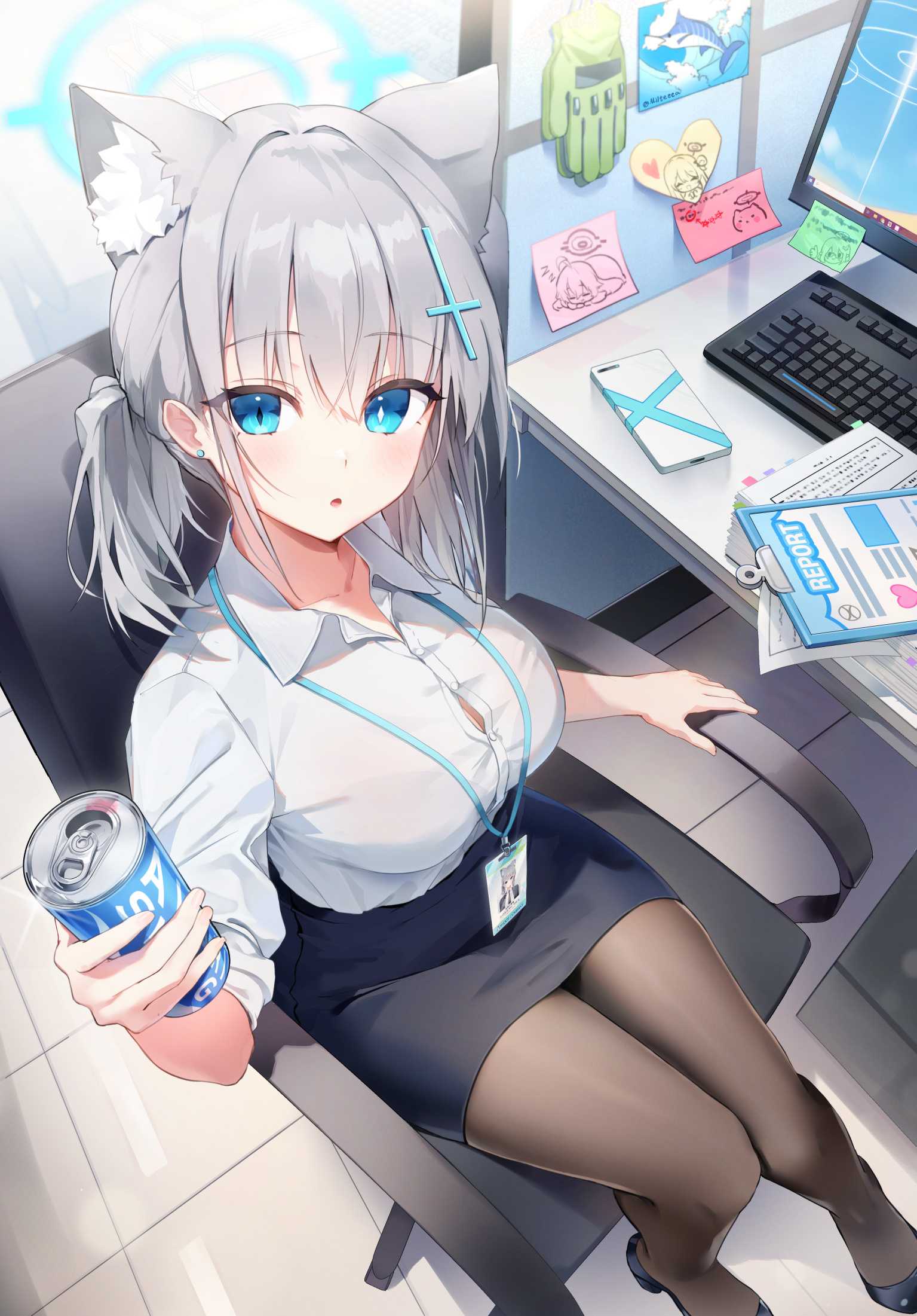 【P站画师】白丝少女 白洲梓 飞鸟马时 日本插画师MILTEA的美图壁纸作品推荐