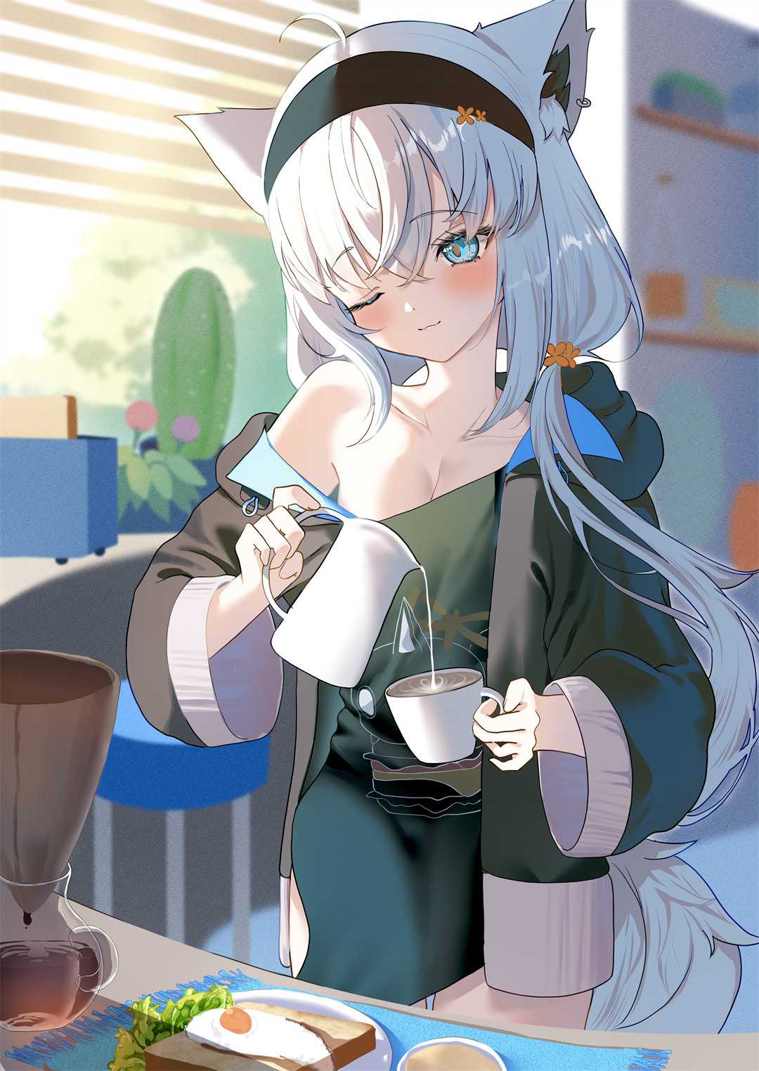 【P站画师】哥哥兽耳喜欢吗？日本插画师じんべい的美图壁纸