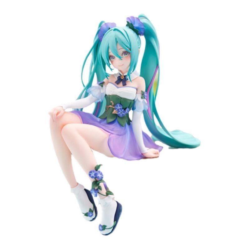 初音未来牵牛花仙子初音手办动漫二次元周边泡面压机箱摆件礼